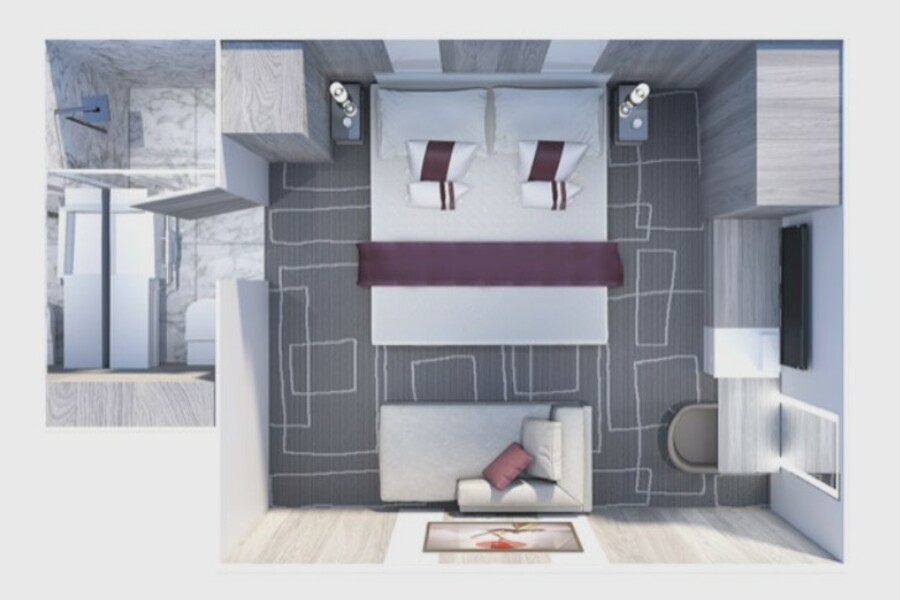 Celebrity Cruises - Celebrity Edge - Interior Stateroom floor plan 1.jpg
